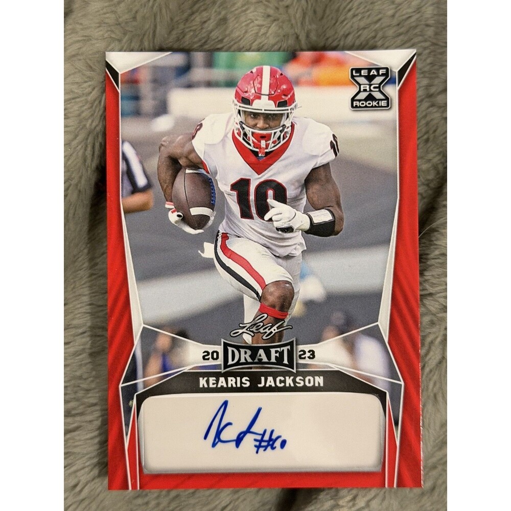 2023 Leaf Draft - Autographs Kearis Jackson #BA-KJ1 (AU, RC)
